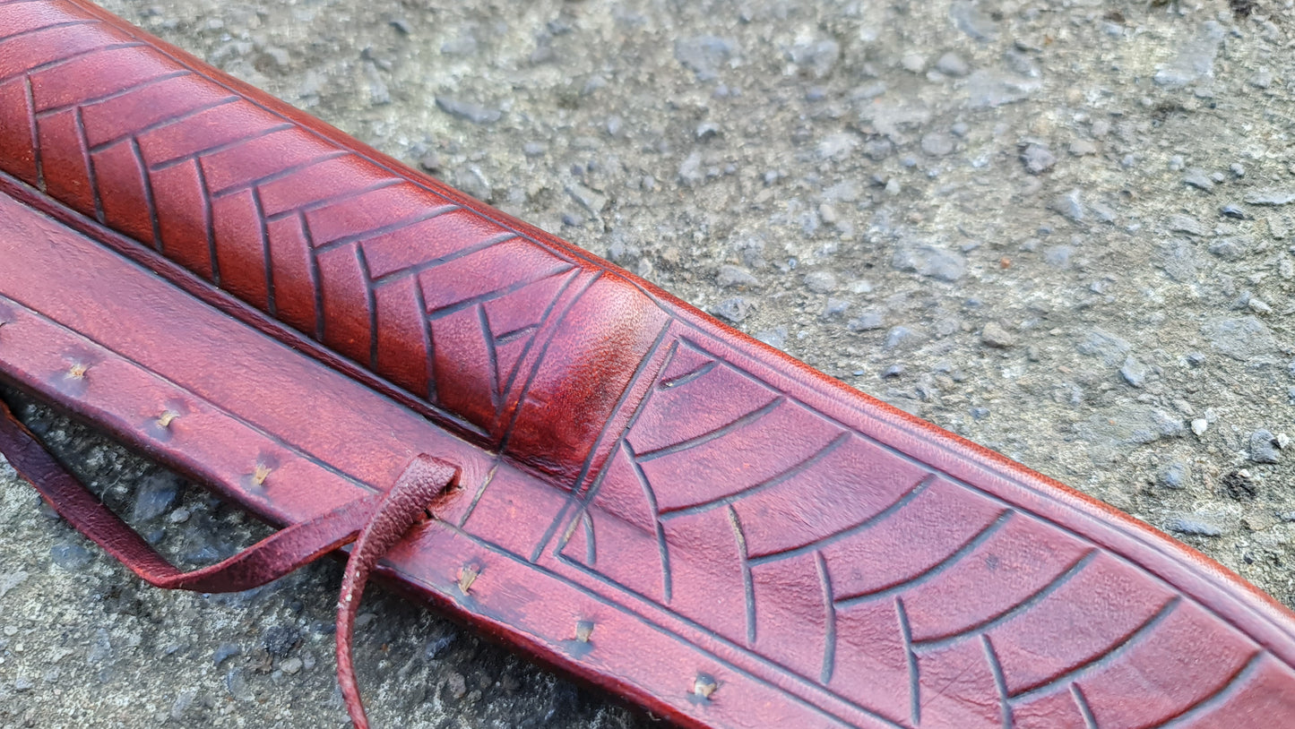 Viking seax with Irish sheath