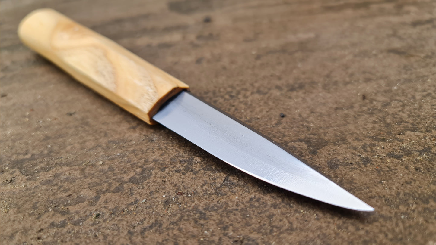 Viking Age knife with Ash handle.