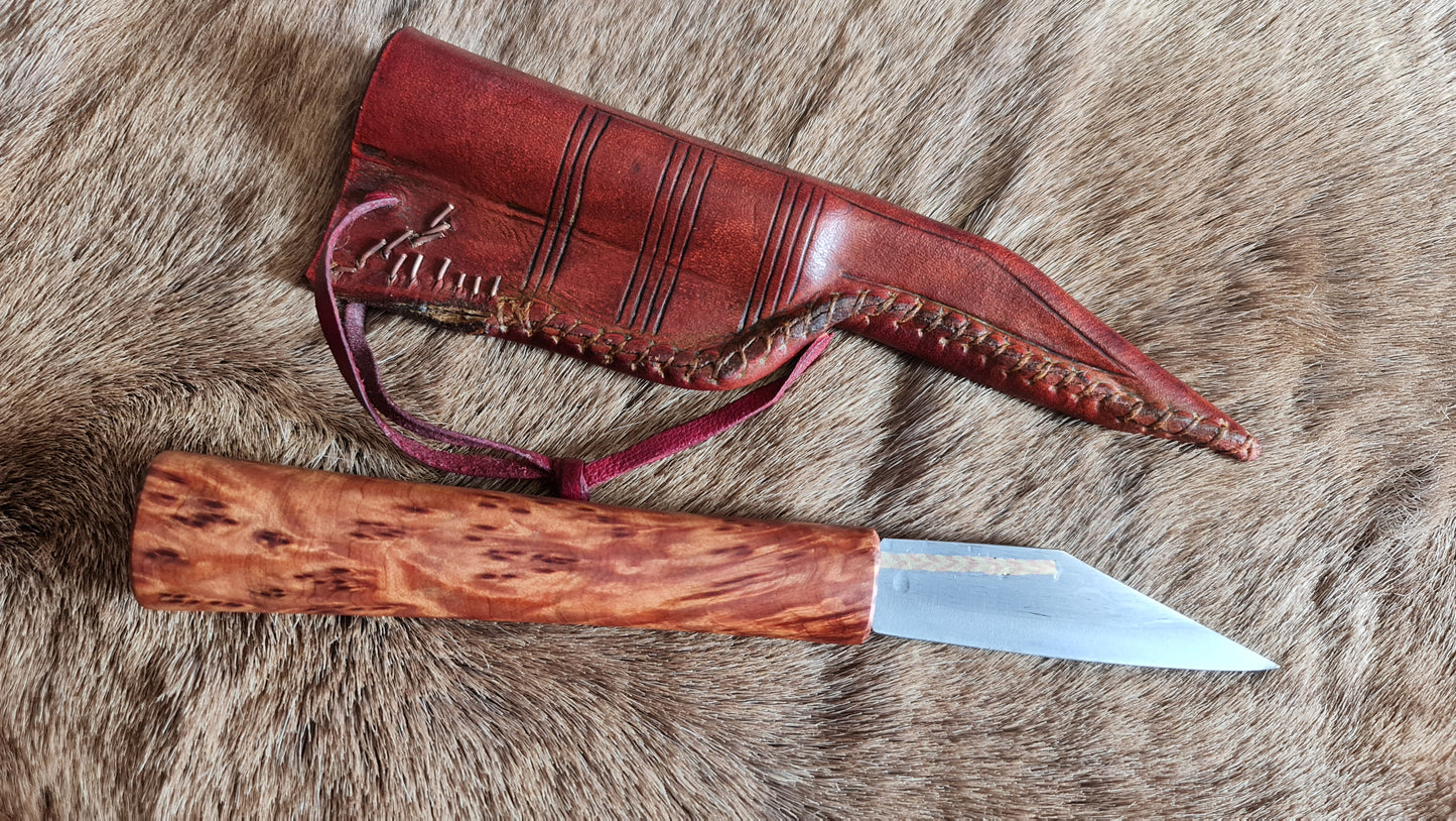 Inlayed Viking knife