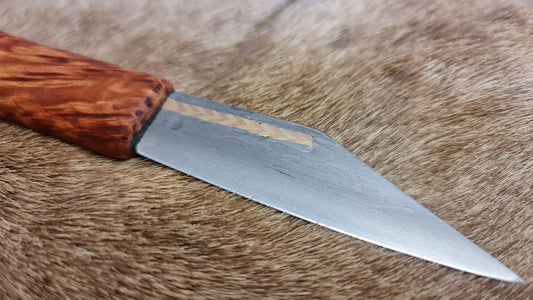 Inlayed Viking knife
