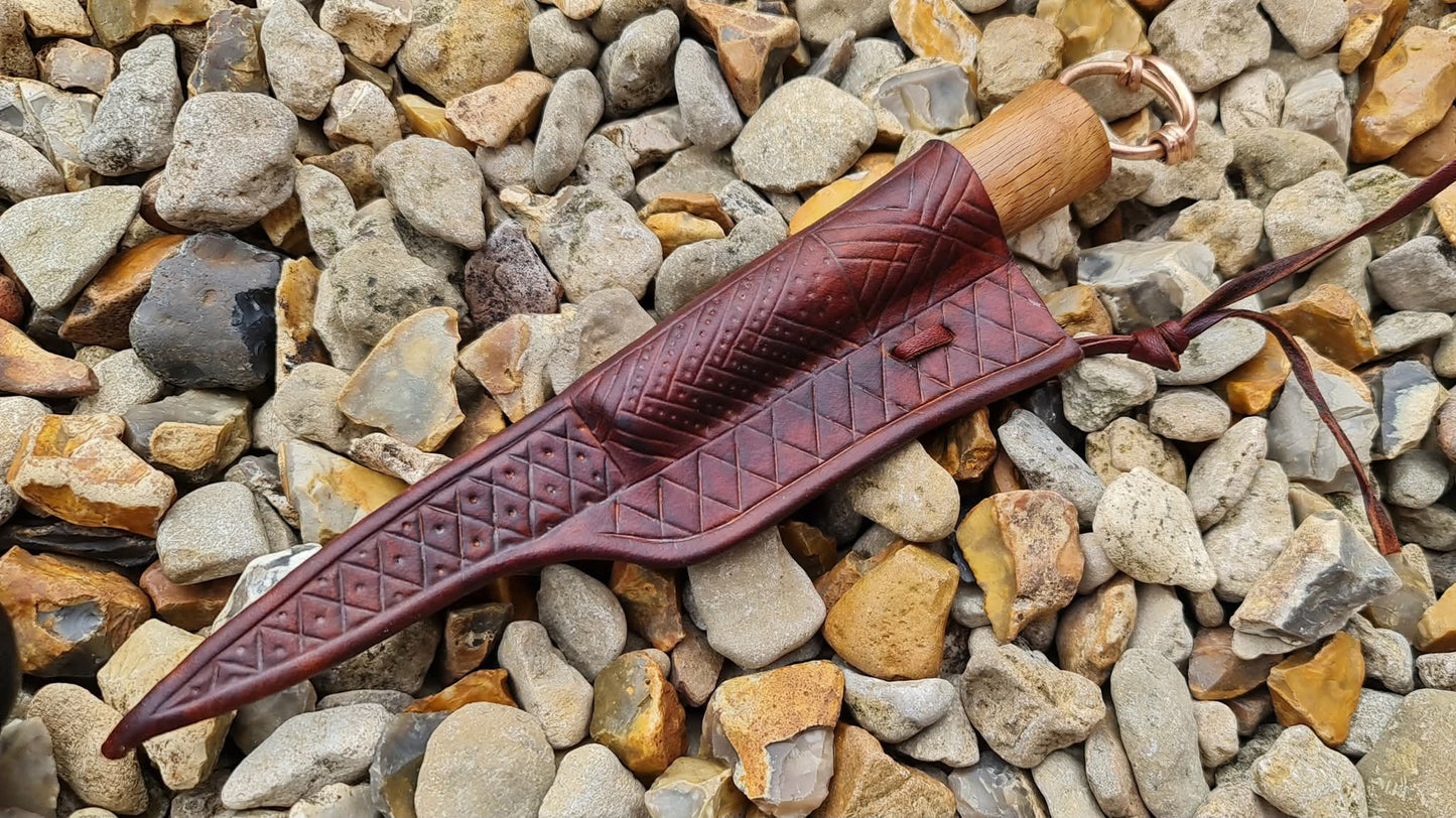 York Applewood Through Tang and Sheath