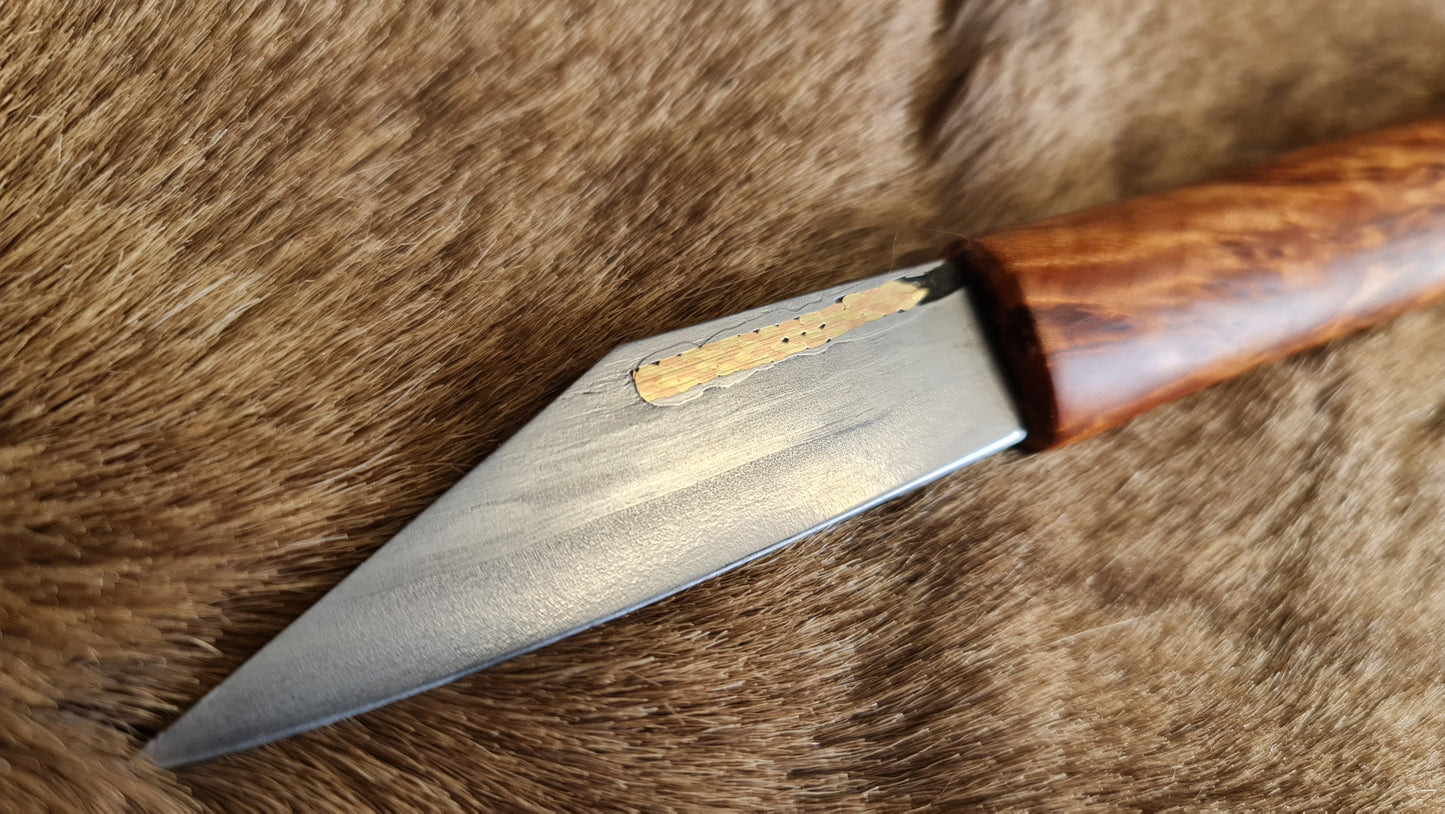 Inlayed Viking knife